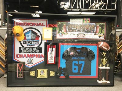Sports Collectible Jerseys Memorabilia War Service Medal Boxing Glove Heirloom Record Instrument Movie Prop Shadow Boxing Framing Mount Arlington, New Jersey