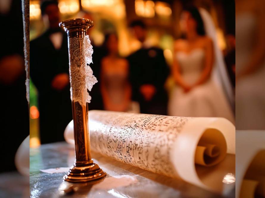 Ketubah framing
