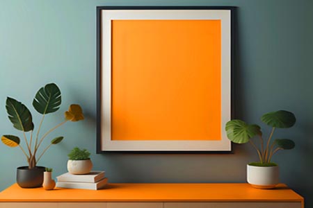 UV protected glass frames
